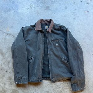 Vintage Carhartt Detroit Jacket J97 MOS Green